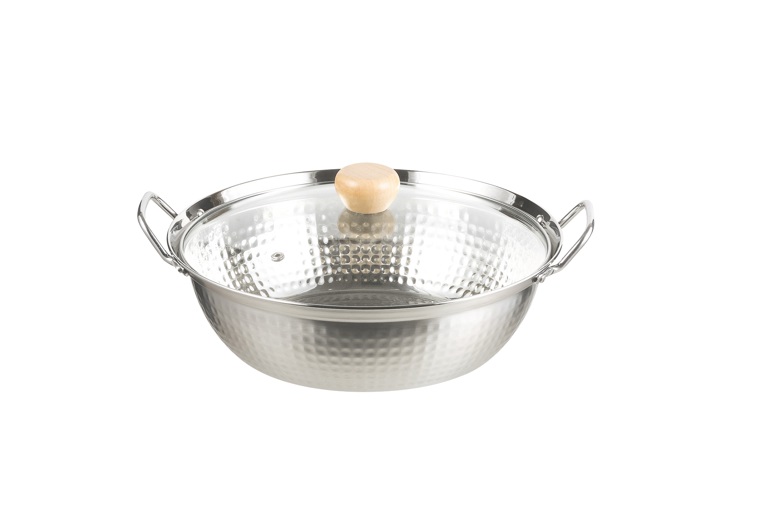 和多鍋様 リクエスト 3点 まとめ商品 Y.和らぎ ステンレス製ガラス蓋付卓上鍋 | ヨモタ化学産業株式会社